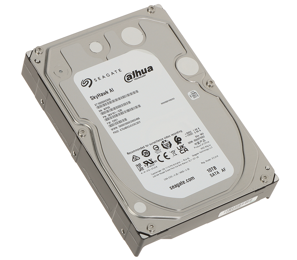 HDD Seagate ST10000VE000 Seagate Skyhawk AI 512E HDD 10TB